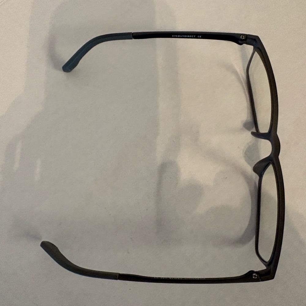 Womens Eyebuydirect Rectangular Black Eyeglass Fr… - image 3